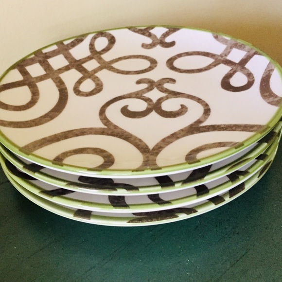 Southern Living At Home Other - SLAH Set of 4 Terrace Accent Plates 4 Designs EUC